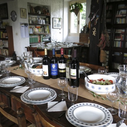 lunch at Casa del Tempo Ritrovato